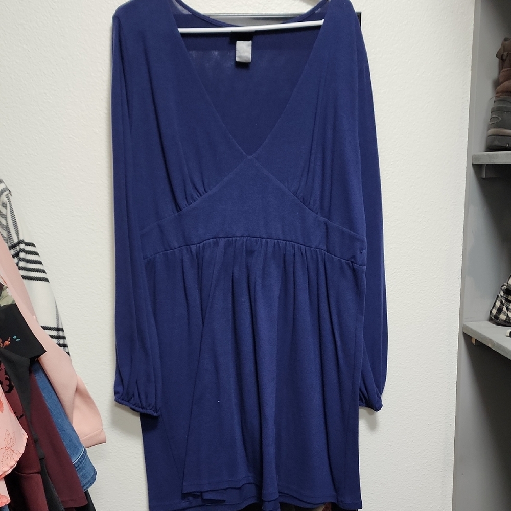 Elegant Blue Women's Top